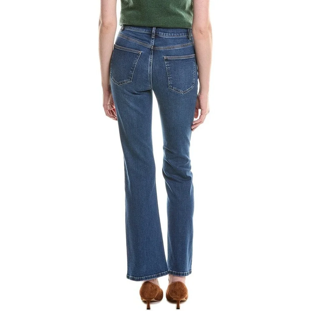 J.McLaughlin Clearwater Front Seam Straight Leg Jeans Medium Wash Blue  Size 4